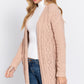 Chenille Sweater Cardigan