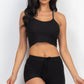 Ribbed Crop Cami Top & Shorts Set