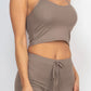 Ribbed Crop Cami Top & Shorts Set